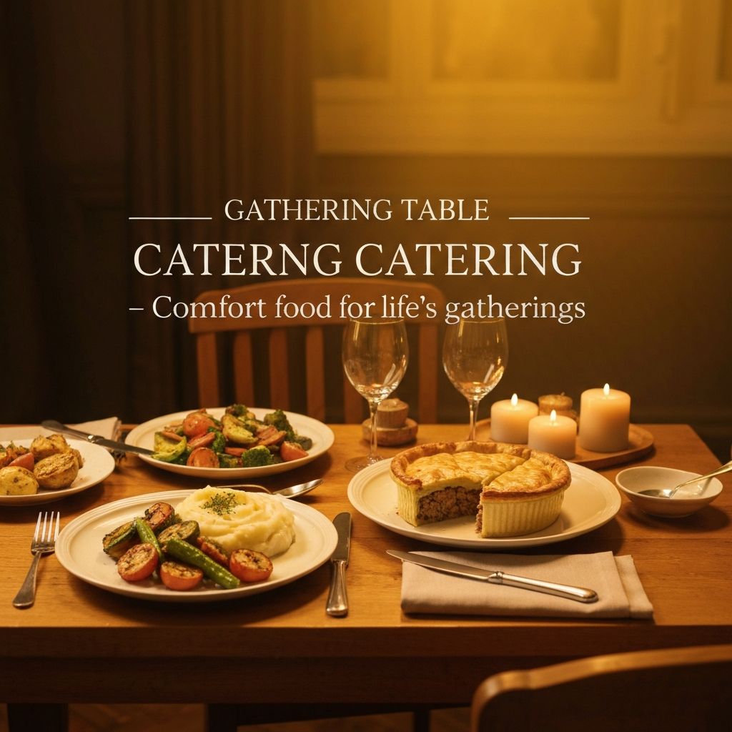 Gathering Table Catering advertisement